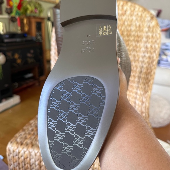 New Fendi Karligraphy Croco Leather Maya Riding Boots 41 11B - Picture 6 of 16